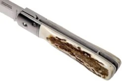 Fallkniven GPs Gentleman's Pocket Knife Stag, Bois De Cerf -Couteausuisse Magasin FKGPS 07 fallkniven fkgps 07