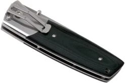 Fällkniven PXL Black Micarta PXLbm Elmax, Convex Couteau De Poche -Couteausuisse Magasin FKPXLBM 04 fallkniven