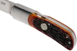 Fällkniven TK3 Tre Kronor Jigged Bone TK3jbc Couteau De Gentleman -Couteausuisse Magasin FKTK3JBC 06 fallkniven