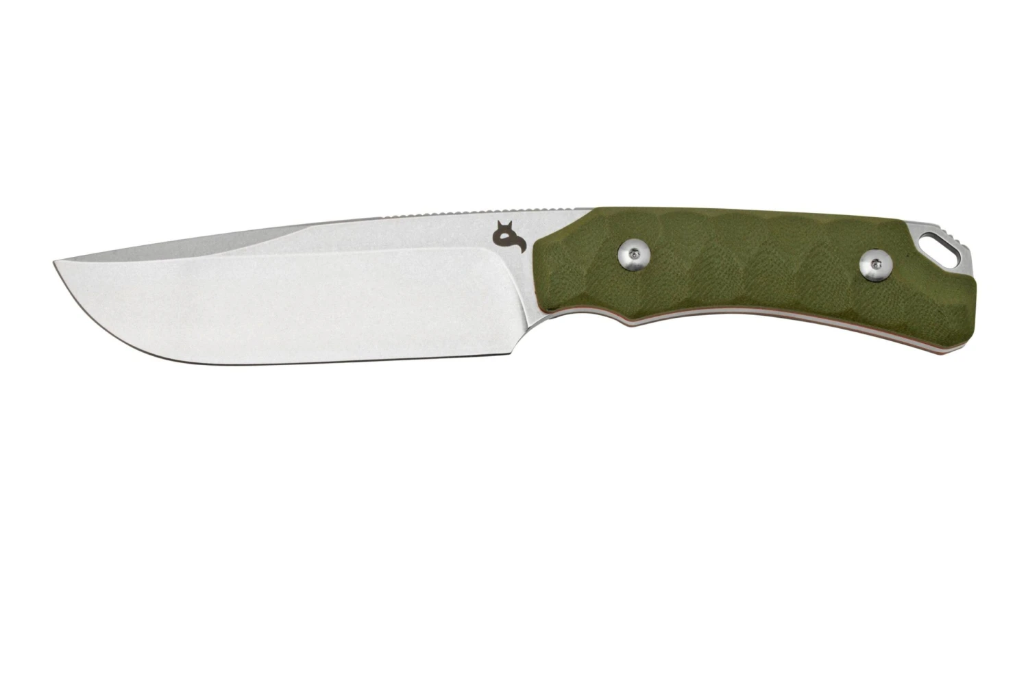 Black Fox Lynx, D2 Stonewash, OD Green G10, BF-756OD Couteau Fixe 3 Black Fox Lynx, D2 Stonewash, OD Green G10, BF-756OD Couteau Fixe