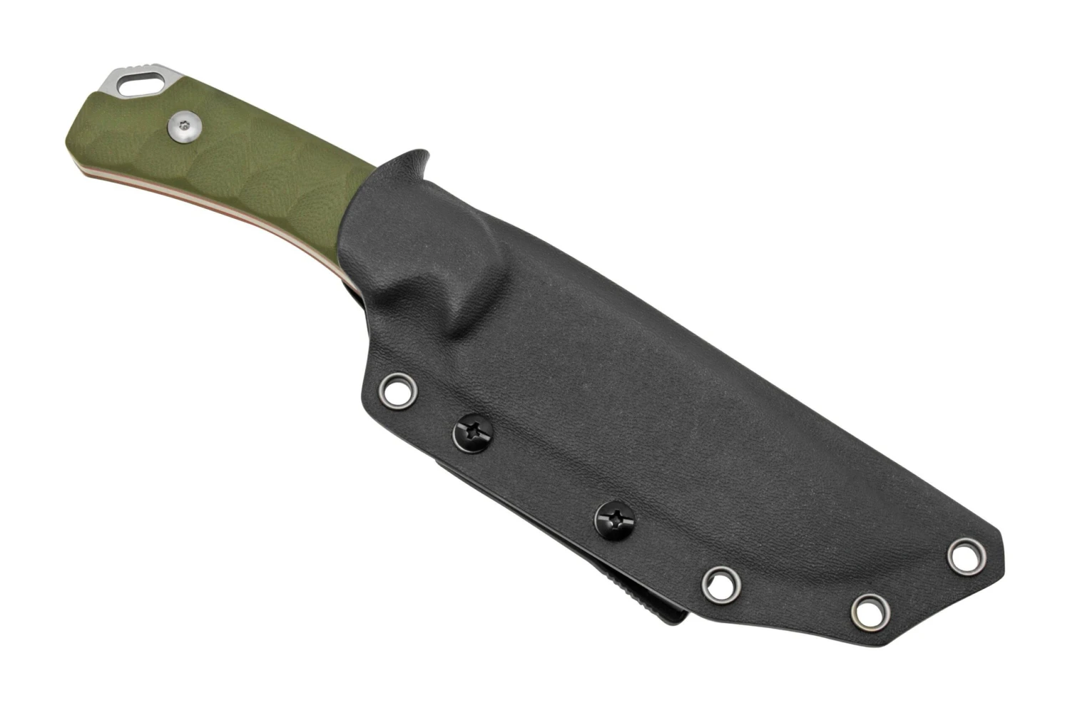 Black Fox Lynx, D2 Stonewash, OD Green G10, BF-756OD Couteau Fixe 8 Black Fox Lynx, D2 Stonewash, OD Green G10, BF-756OD Couteau Fixe – Image 6