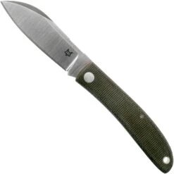 Fox Knives Livri FX-273 Green Canvas Micarta Couteau De Poche Slipjoint