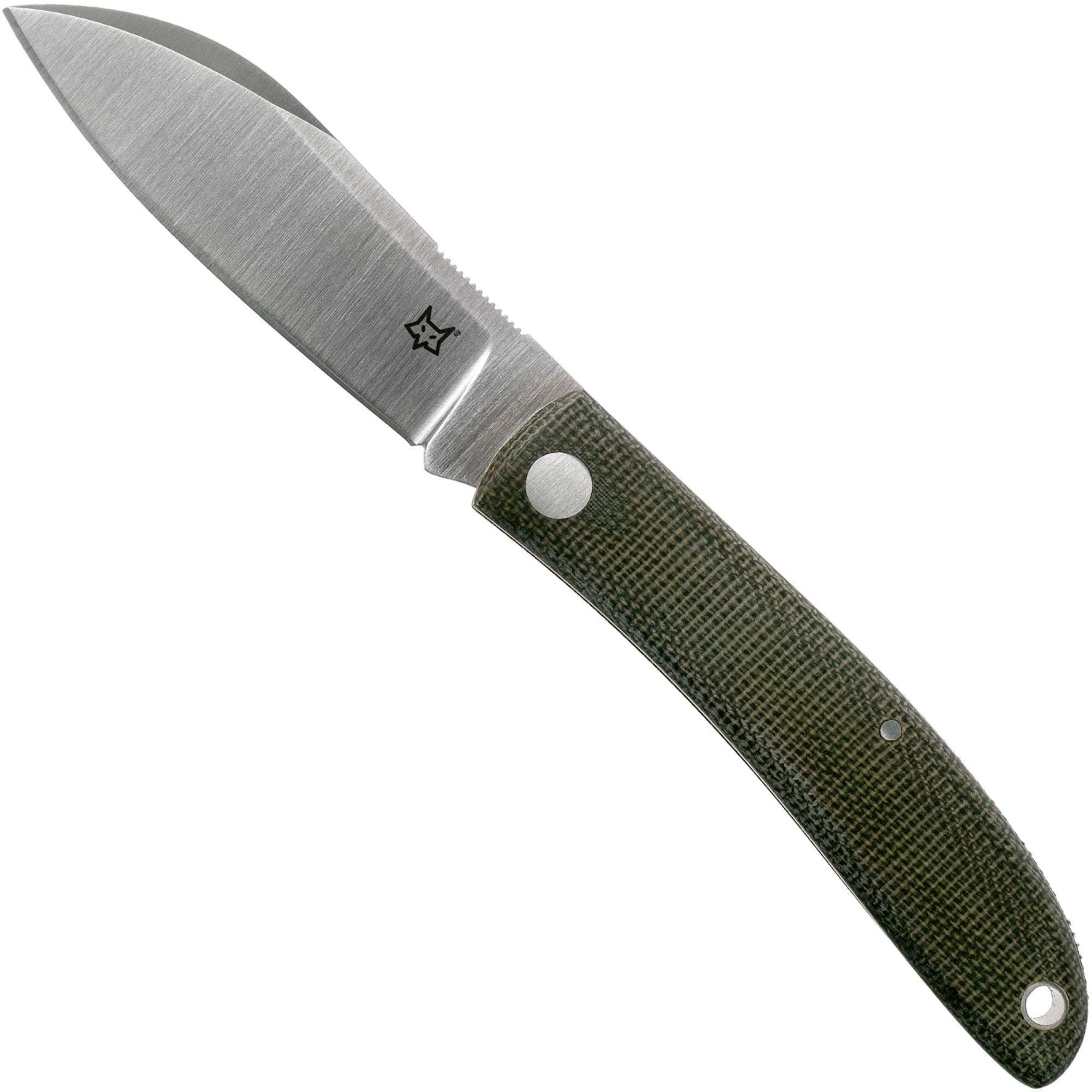 Fox Knives Livri FX-273 Green Canvas Micarta Couteau De Poche Slipjoint 3 Fox Knives Livri FX-273 Green Canvas Micarta Couteau De Poche Slipjoint
