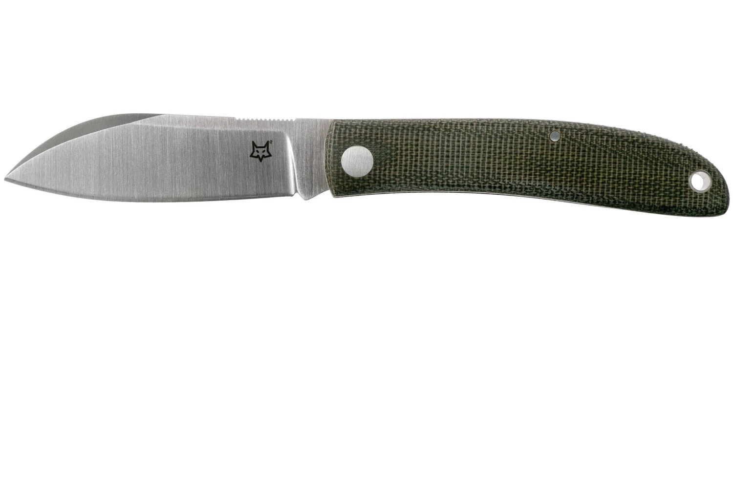 Fox Knives Livri FX-273 Green Canvas Micarta Couteau De Poche Slipjoint 5 Fox Knives Livri FX-273 Green Canvas Micarta Couteau De Poche Slipjoint – Image 3