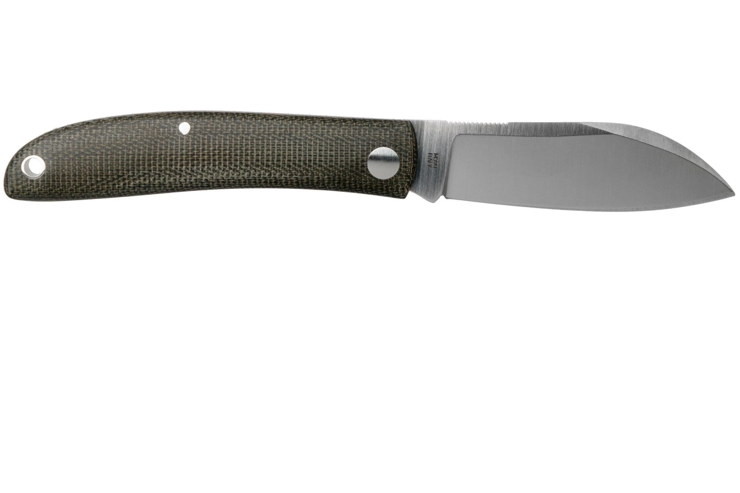 Fox Knives Livri FX-273 Green Canvas Micarta Couteau De Poche Slipjoint 7 Fox Knives Livri FX-273 Green Canvas Micarta Couteau De Poche Slipjoint – Image 5