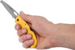 Gerber E-Z Out Rescue Yellow 6971 Serrated Couteau De Poche -Couteausuisse Magasin GE06971 08 gerber