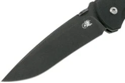 Rick Hinderer FireTac Recurve DLC Battle Black, Black G10 Couteau De Poche, Rick Hinderer Design -Couteausuisse Magasin HRK RC BB BK 03 rick hinderer knives