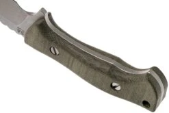 Rick Hinderer Ranch Bowie Green Canvas Micarta, Stonewashed, Couteau Bowie -Couteausuisse Magasin HRK TRB SW GM 04 rick hinderer knives