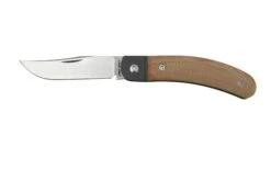 Jack Wolf Javelina Jack, JAVEL-01-NAT, Natural Canvas Micarta, Couteau De Poche Slipjoint