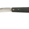 Jack Wolf Laid Back Jack, Black Canvas Micarta LAIDB-01-BLK Couteau De Poche Slipjoint -Couteausuisse Magasin JW LAIDB 01 BLK 01 jackwolf