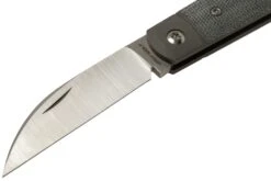 Jack Wolf Laid Back Jack, Black Canvas Micarta LAIDB-01-BLK Couteau De Poche Slipjoint -Couteausuisse Magasin JW LAIDB 01 BLK 03 jackwolf