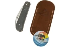 Jack Wolf Laid Back Jack, Black Canvas Micarta LAIDB-01-BLK Couteau De Poche Slipjoint -Couteausuisse Magasin JW LAIDB 01 BLK 07 jackwolf