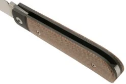 Jack Wolf Laid Back Jack, Natural Canvas Micarta LAIDB-01-NAT Couteau De Poche Slipjoint -Couteausuisse Magasin JW LAIDB 01 NAT 04 jackwolf