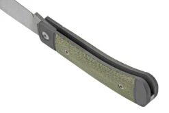 Jack Wolf Venom Jack VEN-01-GRN Canvas Micarta Green, Couteau De Poche Slipjoint -Couteausuisse Magasin JW VEN 01 GRN 04 jackwolf