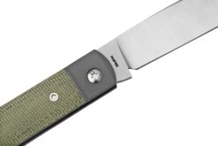 Jack Wolf Venom Jack VEN-01-GRN Canvas Micarta Green, Couteau De Poche Slipjoint -Couteausuisse Magasin JW VEN 01 GRN 05 jackwolf