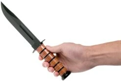 KA-BAR U.S. Navy Knife 1225 Couteau à Lame Fixe, étui En Cuir 15 KA-BAR U.S. Navy Knife 1225 Couteau à Lame Fixe, étui En Cuir -Couteausuisse Magasin KA1225 06 ka bar