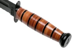 KA-BAR Short USMC 1252 Couteau à Lame Fixe Partiellement Dentelé, étui En Cuir -Couteausuisse Magasin KA1252 05 ka bar