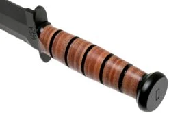 KA-BAR Big Brother 2217 Couteau à Lame Fixe Partiellement Dentelé, étui En Cuir -Couteausuisse Magasin KA2217 04 ka bar