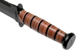 KA-BAR Big Brother 2217 Couteau à Lame Fixe Partiellement Dentelé, étui En Cuir -Couteausuisse Magasin KA2217 05 ka bar