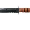 KA-BAR USMC 5018 Partiellement Dentelé, Cuir, étui En Plastique -Couteausuisse Magasin KA5018 01 ka bar