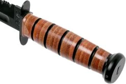 KA-BAR USMC 5018 Partiellement Dentelé, Cuir, étui En Plastique -Couteausuisse Magasin KA5018 04 ka bar
