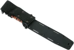 KA-BAR USMC 5018 Partiellement Dentelé, Cuir, étui En Plastique -Couteausuisse Magasin KA5018 08 ka bar