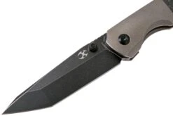 Kansept Warrior K1005T9 Black, Bronze Titanium, Carbonfiber Couteau De Poche, Kim Ning Design -Couteausuisse Magasin KSK1005T9 03 kansept knives
