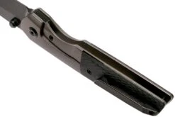 Kansept Warrior K1005T9 Black, Bronze Titanium, Carbonfiber Couteau De Poche, Kim Ning Design -Couteausuisse Magasin KSK1005T9 05 kansept knives