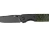 Kansept Warrior T1005S2 Black Drop Point, Black & Green G10, Couteau De Poche, Kim Ning Design -Couteausuisse Magasin KST1005S2 01 kansept