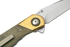 Kizer Comet V3614C1 Brass & Green Micarta, Couteau De Poche 12 Kizer Comet V3614C1 Brass & Green Micarta, Couteau De Poche -Couteausuisse Magasin KZV3614C1 05 kizer
