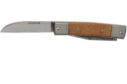 LionSteel BestMan BM13 CVN Natural Canvas Micarta Couteau De Poche Slipjoint -Couteausuisse Magasin LI BM13 CVN 03 lionsteel