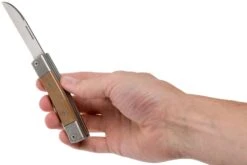 LionSteel BestMan BM13 CVN Natural Canvas Micarta Couteau De Poche Slipjoint -Couteausuisse Magasin LI BM13 CVN 06 lionsteel