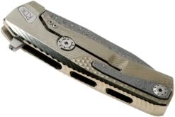 LionSteel ROK Damascus Gold Titanium ROK DD GL Couteau De Poche -Couteausuisse Magasin LI ROK DD GL 04 lionsteel rok