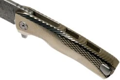 LionSteel ROK Damascus Gold Titanium ROK DD GL Couteau De Poche -Couteausuisse Magasin LI ROK DD GL 08 lionsteel rok