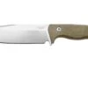 Lionsteel T6 Satin, Green Canvas Micarta T6-CVG Couteau Fixe -Couteausuisse Magasin LI T6 CVG 01 lionsteel