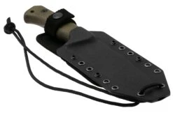 Lionsteel T6 Old Black, Green Canvas Micarta T6B-CVG Couteau Fixe -Couteausuisse Magasin LI T6B CVG 06 lionsteel