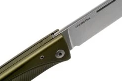 LionSteel Thrill Green Aluminum Couteau De Poche Intégral, Slipjoint -Couteausuisse Magasin LI TL A GS 07 lionsteel