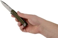 LionSteel Thrill Green Aluminum Couteau De Poche Intégral, Slipjoint -Couteausuisse Magasin LI TL A GS 09 lionsteel