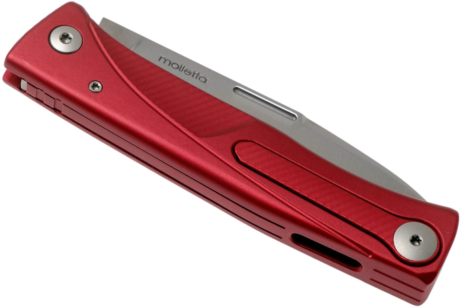 LionSteel Thrill Red Aluminum Couteau De Poche Intégral, Slipjoint 6 LionSteel Thrill Red Aluminum Couteau De Poche Intégral, Slipjoint – Image 4
