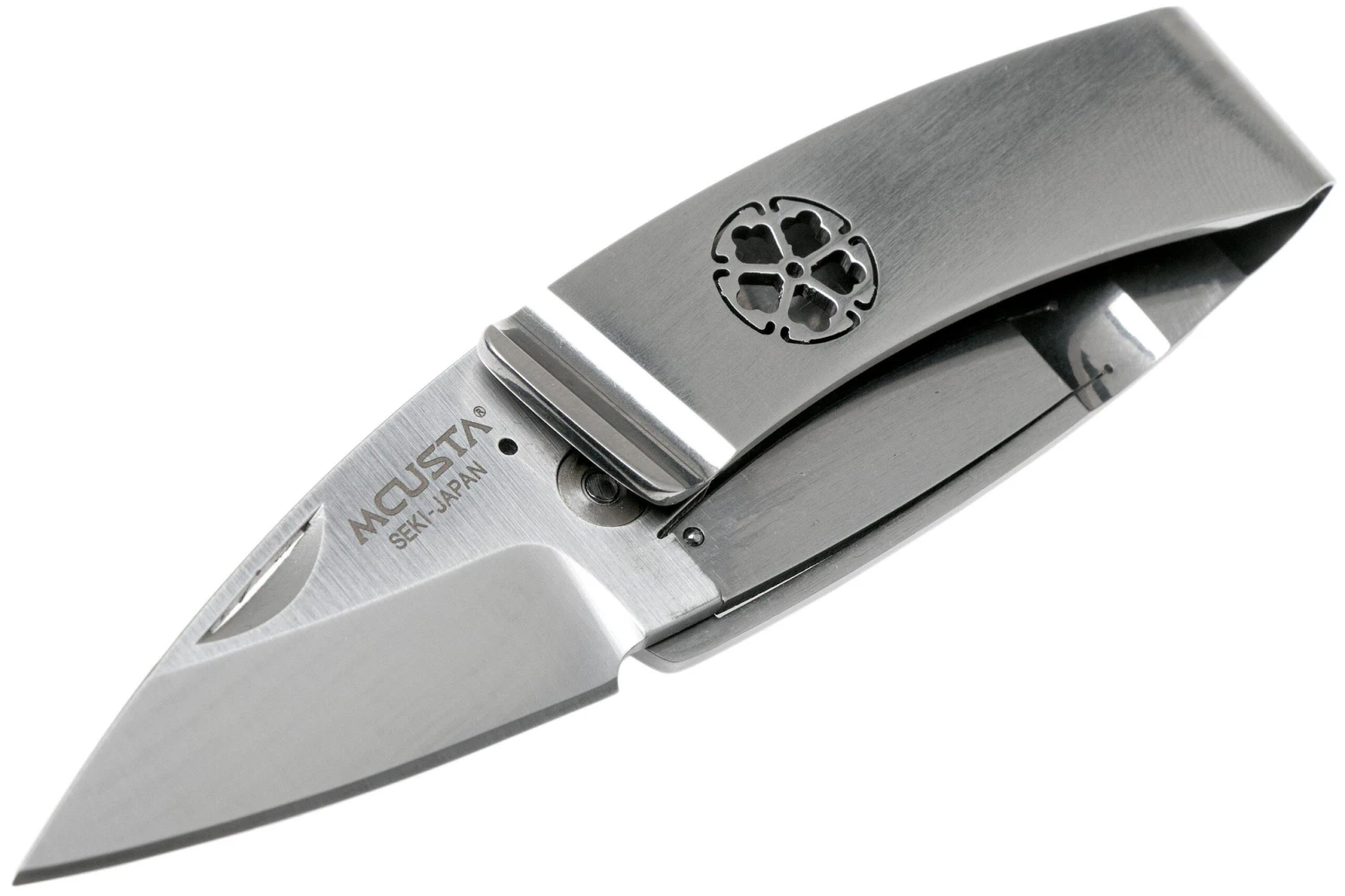 Mcusta MC-0082 Pocket Clip Kamon Kikyo Couteau De Gentleman 5 Mcusta MC-0082 Pocket Clip Kamon Kikyo Couteau De Gentleman – Image 3