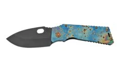 Medford TFF-1 S35VN PVD, Solar Flare Handle, PVD Spring, Bronze HW, Couteau De Poche
