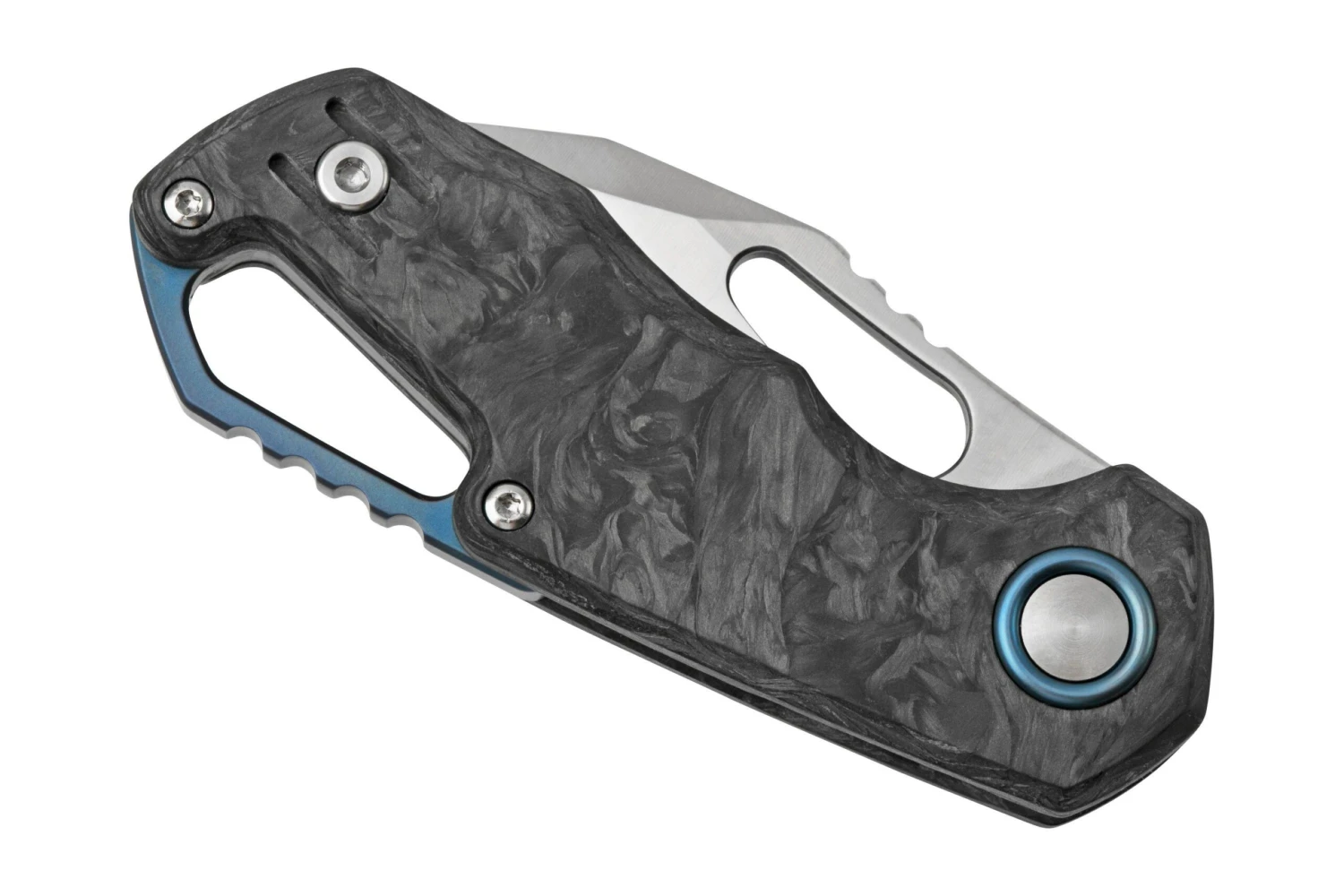 MKM Isonzo FX03M-3CM Clip Point Marble Carbon Fiber, Couteau De Poche, Jesper Voxnaes Design 8 MKM Isonzo FX03M-3CM Clip Point Marble Carbon Fiber, Couteau De Poche, Jesper Voxnaes Design – Image 6