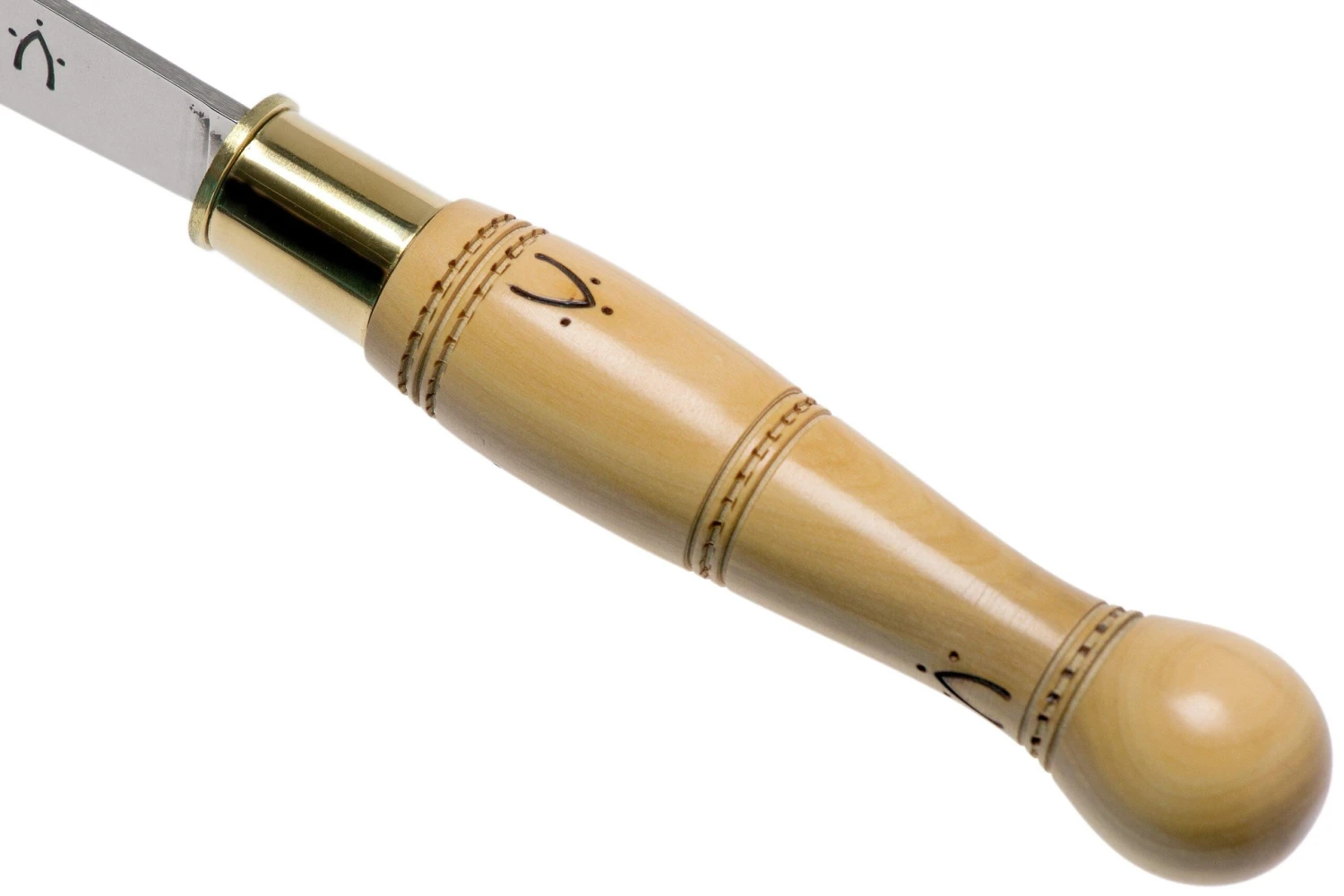 Nontron No. 22 Turning Ferrule, Boxwood, Ball Shape NN22BO Couteau De Poche 8 Nontron No. 22 Turning Ferrule, Boxwood, Ball Shape NN22BO Couteau De Poche – Image 6