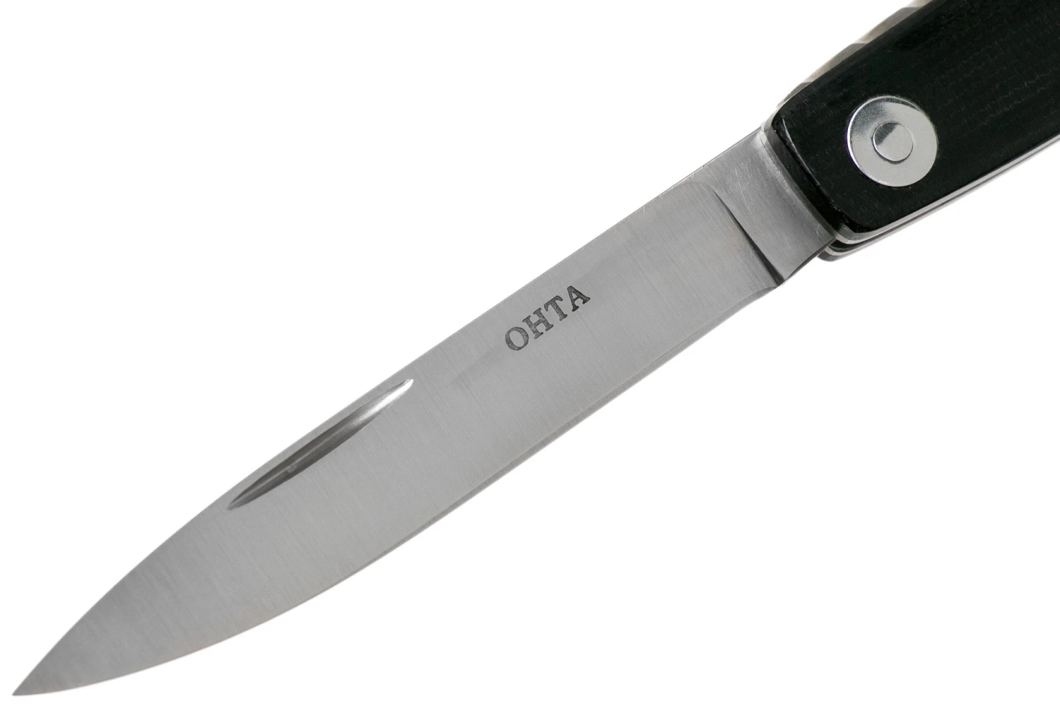 Ohta OLF SS FK Ohta Light Folder Couteau De Poche, Black Canvas Micarta 5 Ohta OLF SS FK Ohta Light Folder Couteau De Poche, Black Canvas Micarta – Image 3