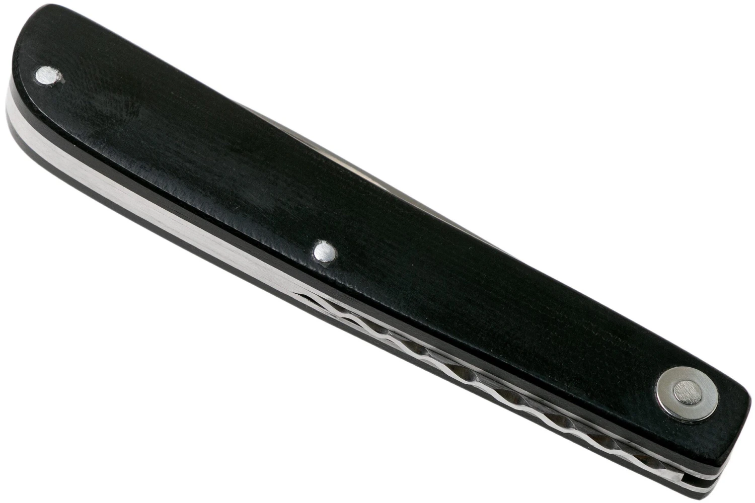 Ohta OLF SS FK Ohta Light Folder Couteau De Poche, Black Canvas Micarta 6 Ohta OLF SS FK Ohta Light Folder Couteau De Poche, Black Canvas Micarta – Image 4