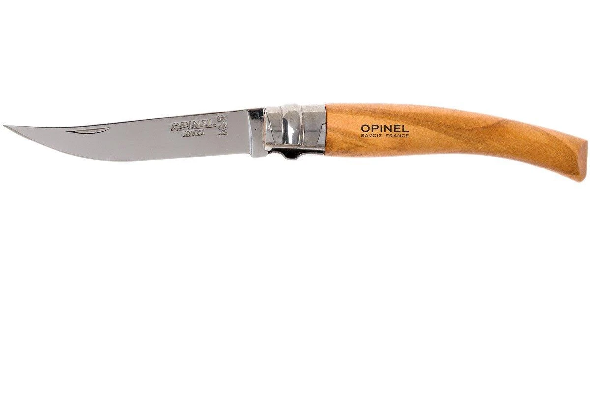 Opinel Slim Line No. 8, Olivier, Couteau De Poche 3 Opinel Slim Line No. 8, Olivier, Couteau De Poche