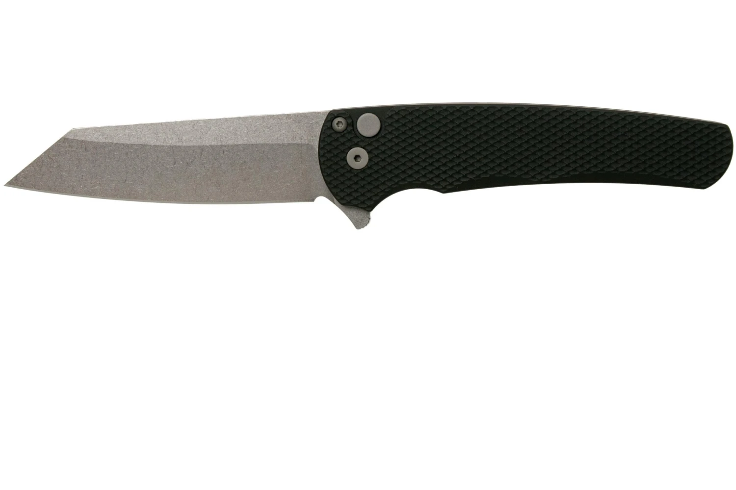 Pro-Tech Malibu 5205 Stonewashed 20CV Reverse Tanto, Black Textured Aluminum Couteau De Poche 3 Pro-Tech Malibu 5205 Stonewashed 20CV Reverse Tanto, Black Textured Aluminum Couteau De Poche