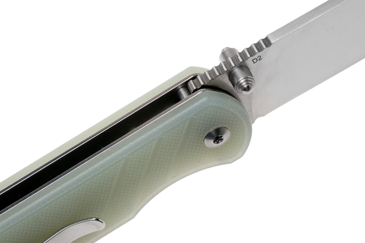 QSP Knife Parrot QS102-H Jade G10, Couteau De Poche 8 QSP Knife Parrot QS102-H Jade G10, Couteau De Poche – Image 6