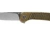 QSP Knife Osprey QS139-D1 Textured Brass, Satin, Couteau De Poche -Couteausuisse Magasin QS139 D1 01 qsp knife