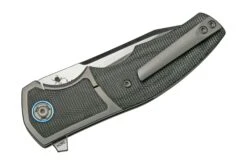 Reate Mini Crossroads M390, Black Micarta MCR-BLM Couteau De Poche, Kirby Lambert Design -Couteausuisse Magasin RT MCR BLM 05 reate